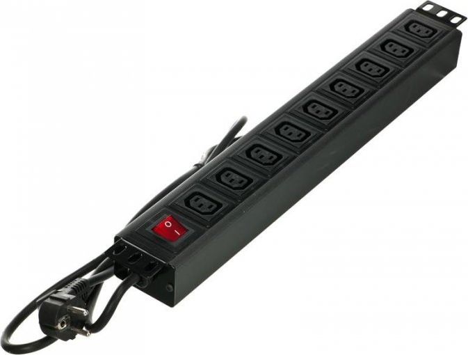 Alantec Listwa zasilająca A-LAN PZ011 (9 x C13; 1,8m; kolor czarny)