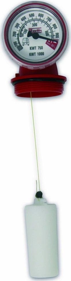 Roth Mechaniczny wskaźnik poziomu paliwa KWT 750/1000 l-C, 1000/1500 l-R