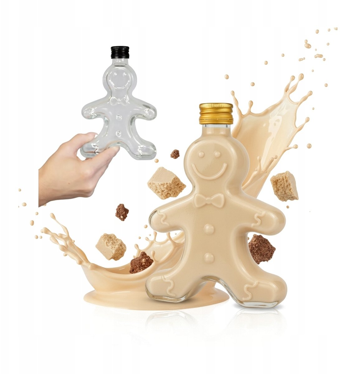 Bimberek Butelka Ciastko 250 ml Nalewki BUTELKI SZKLANE Piernik