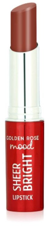 Golden Rose Sheer Bright Lipstick Błyszcząca pomadka do ust 105 Hazelnut 3.5g