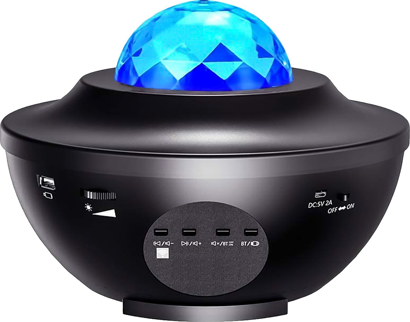 LAMPKA PROJEKTOR GWIAZD Z GŁOŚNIKIEM I PILOTEM BL-XK01