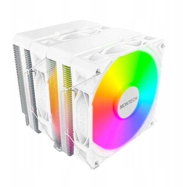 Chłodzenie CPU Montech NX600 ARGB White, chłodzenie CPU
