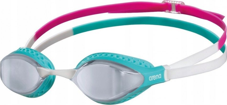 Arena Okulary Pływackie Startowe na Basen Arena AirSpeed Silver Turqouise