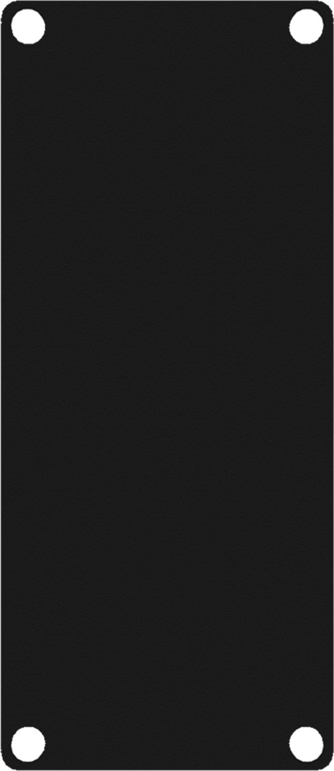 Caymon CAYMON CASY101/B CASY 1 space closed blind plate Black version
