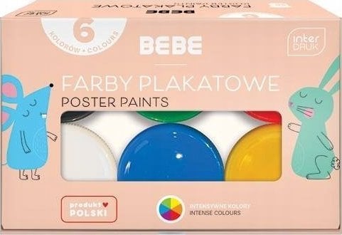 Teka Farby plakatowe 6 kolorów BB Kids