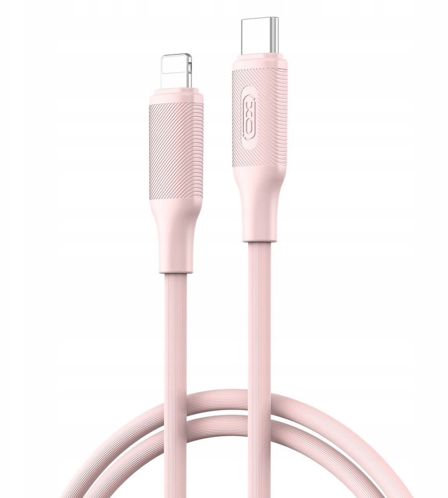XO kabel NB-Q265A PD USB-C - Lightning 1,0m 27W różowy