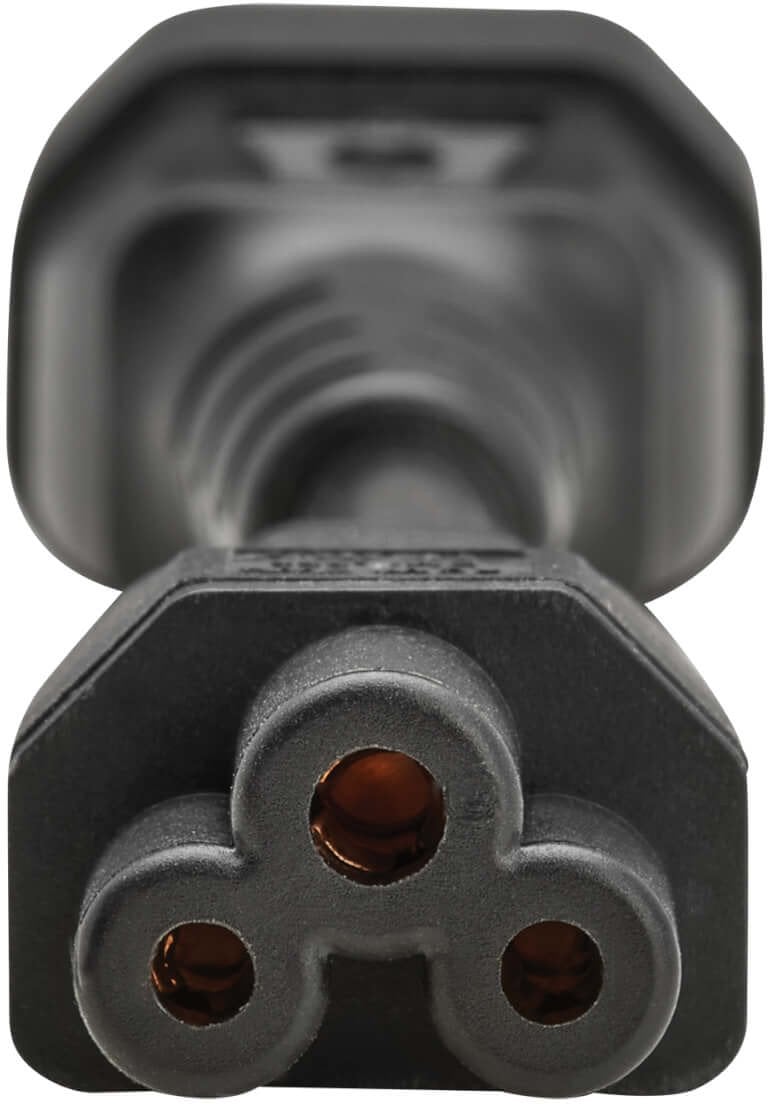 EATON TRIPPLITE Power cable C14 to C5 H05VV-F 2,5A 0,15M