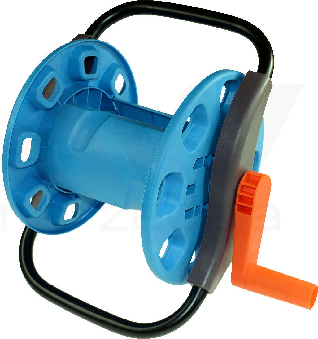 Geko Wózek do 25m węża ogrodowego niebieski (G73222)