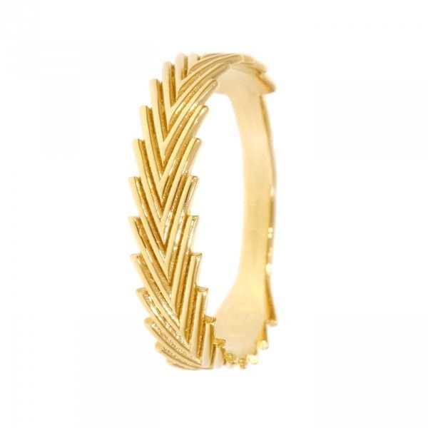 Złoty pierścionek - kłos PR.00761 pr.585