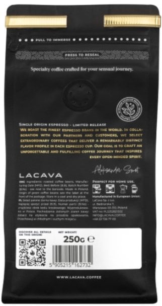 Kawa ziarnista LaCava Kawa ziarnista El Salvador Le Majeda Espresso 250g