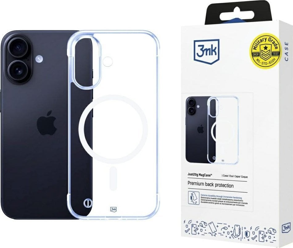 3MK Etui Just20g MagCase do Apple iPhone 16