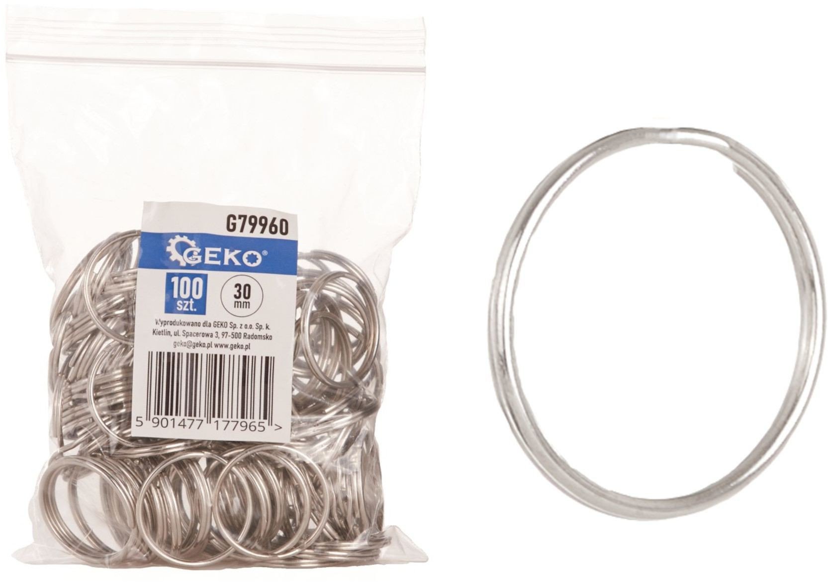 Kółko – brelok do kluczy 30mm – 100szt (30)