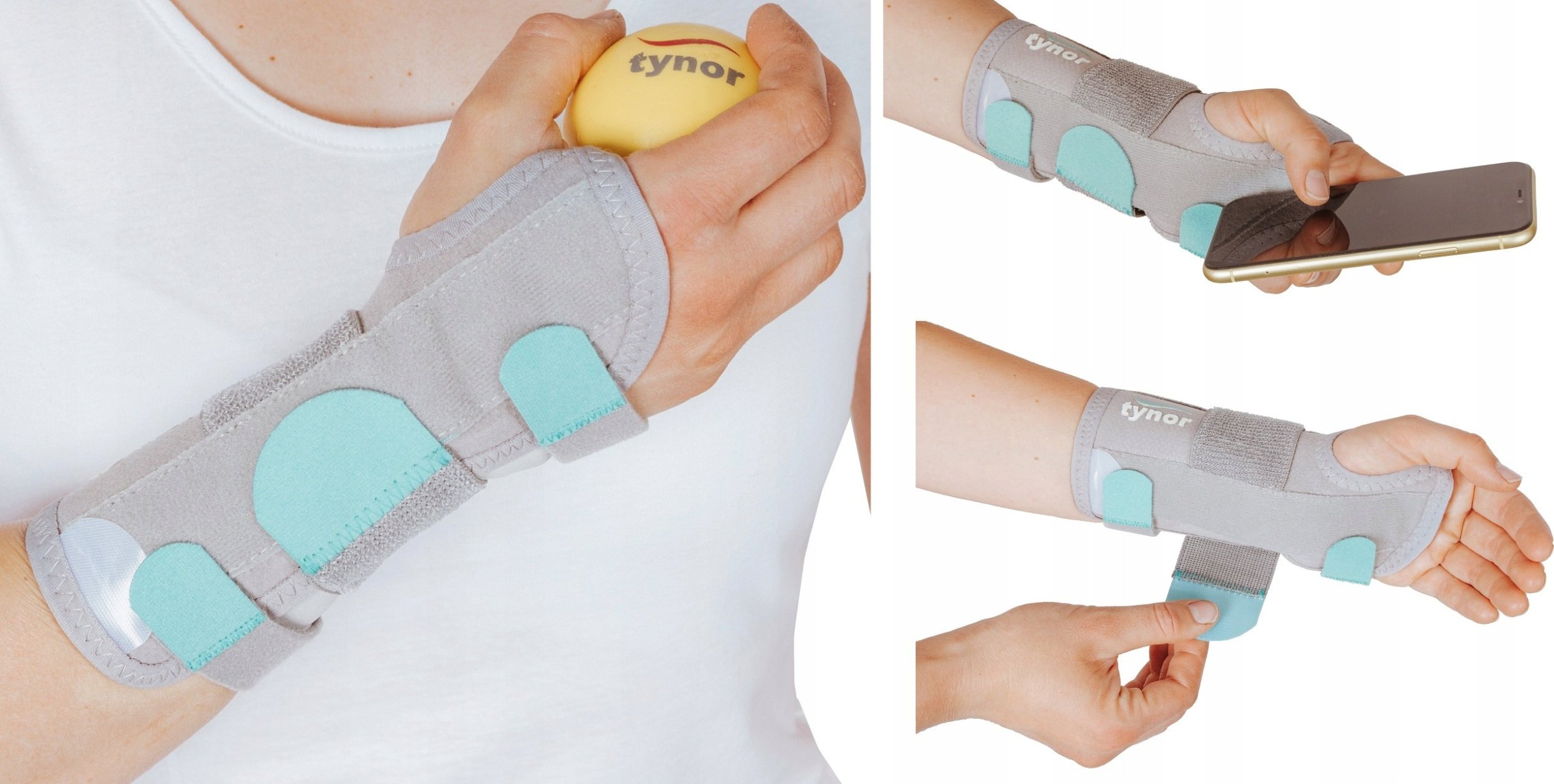 TYNOR ORTEZA NA NADGARSTEK STABILIZATOR NA RĘKĘ SZYNA