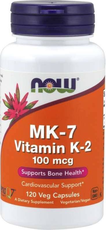 NOW Foods NOW Foods - Witamina MK-7 K-2, 100mcg, 120 vkaps