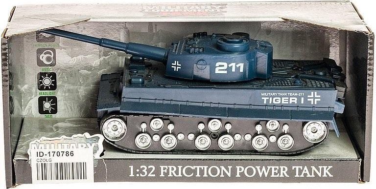 Czołg z napędem na koło ze światłem i dźwiękiem