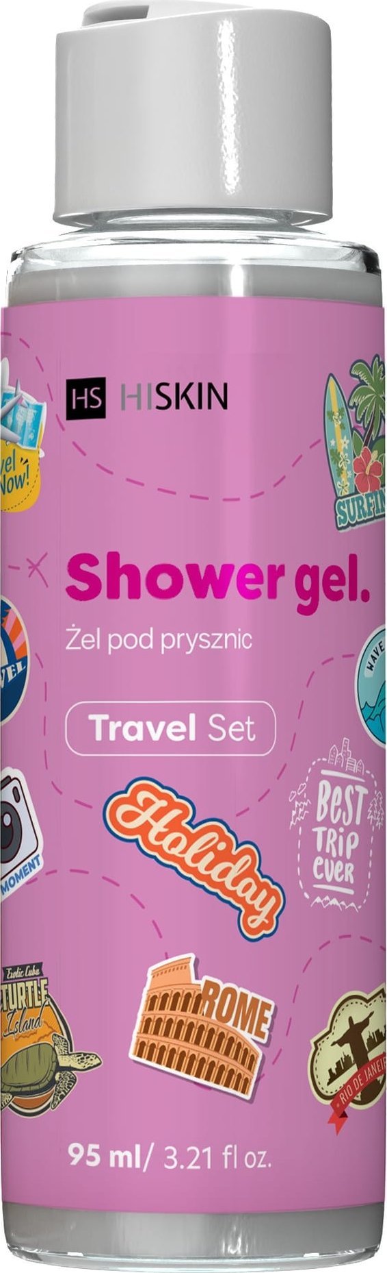 HiSkin HISKIN Travel Set Żel pod prysznic 95 ml