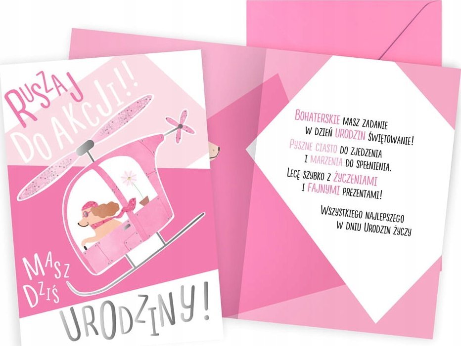 KUKARTKA KARNET PR URODZINY DZIECI PR-501