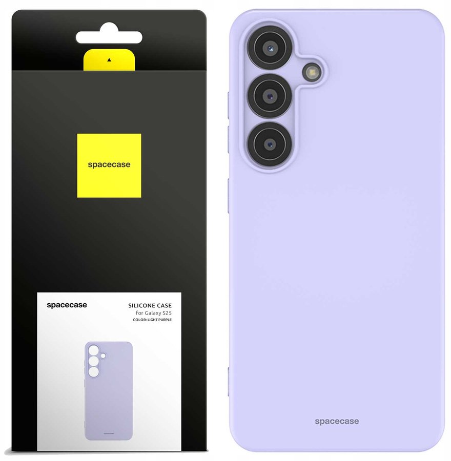 SpaceCase Etui Silicone Case 3.0 Galaxy S25 light purple standard
