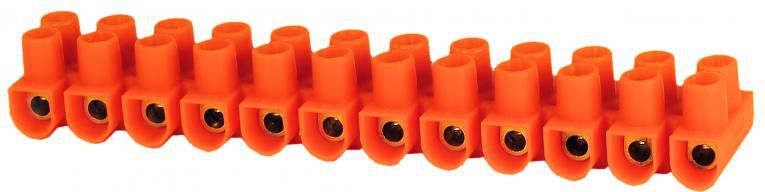 Simet Listwa zaciskowa gwintowa LTF 12-2.5 12-torowa 2,5mm2 pomarańczowa (21210108)