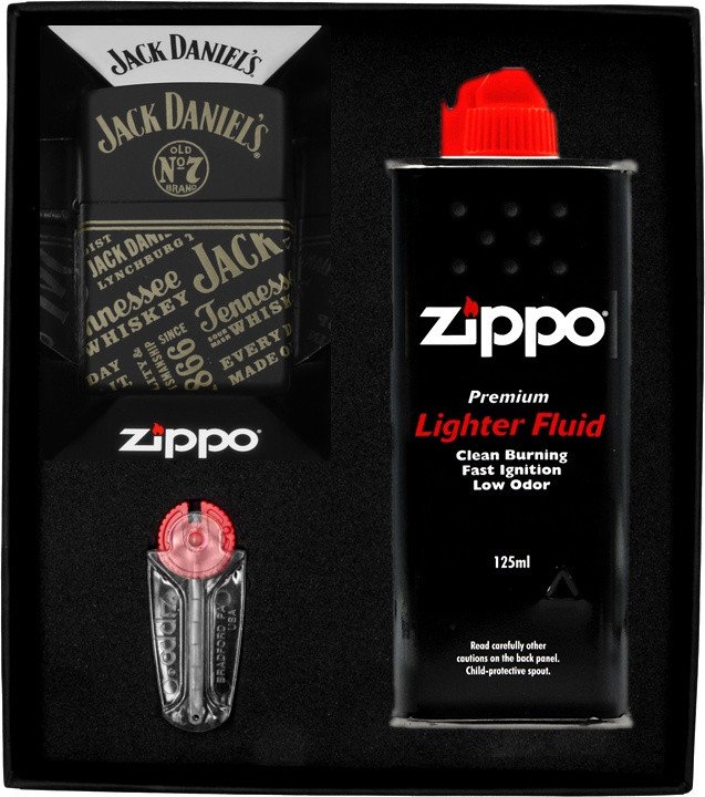 Zestaw ZIPPO Zapalniczka JACK DANIELS Prezentowy No1
