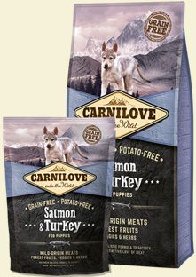 Carnilove Salmon & Turkey For Puppies - 12 kg