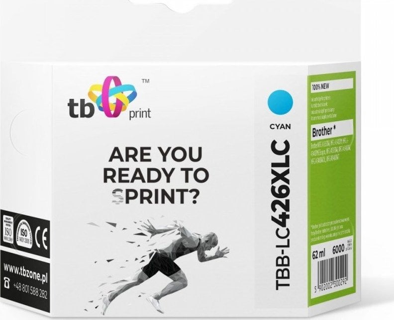 TB Print Tusz do Brother MFC-J4540DW TBB-LC426XLC 100% nowy cyan