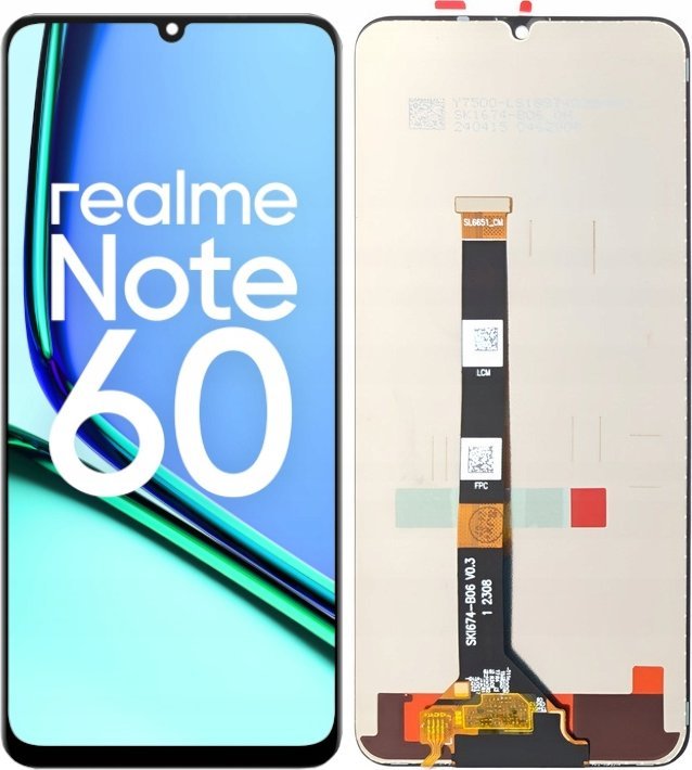 WYŚWIETLACZ EKRAN LCD DO REALME NOTE 60 4G