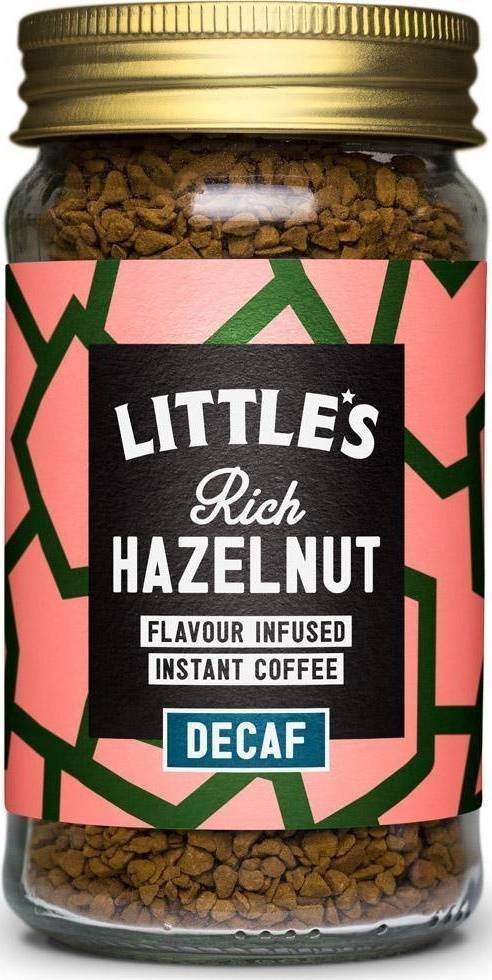 Littles Coffee Kawa rozpuszczalna Instant liofilizowana Bezkofeinowa Orzech Laskowy 50g - Little's