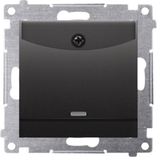 Kontakt-Simon Simon 54 Łącznik hotelowy z podświetleniem (moduł) czarny mat do ramek S54 PREMIUM wymagane zastosowanie przek. DWH1.01/49