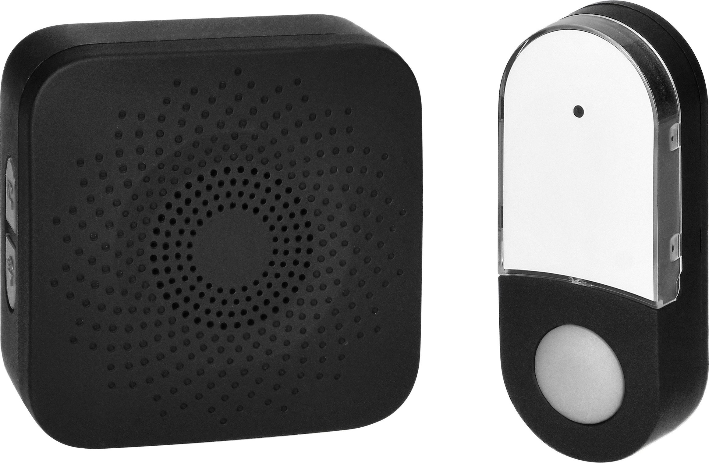 Orno SETI AC, dzwonek bezprzewodowy, sieciowy, przycisk bezbateryjny, learning system, 32 dźwięki, 150m, czarny