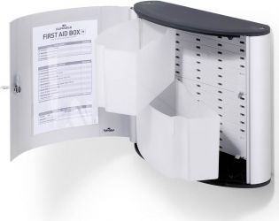 Durable Apteczka metalowa 2 szuflady