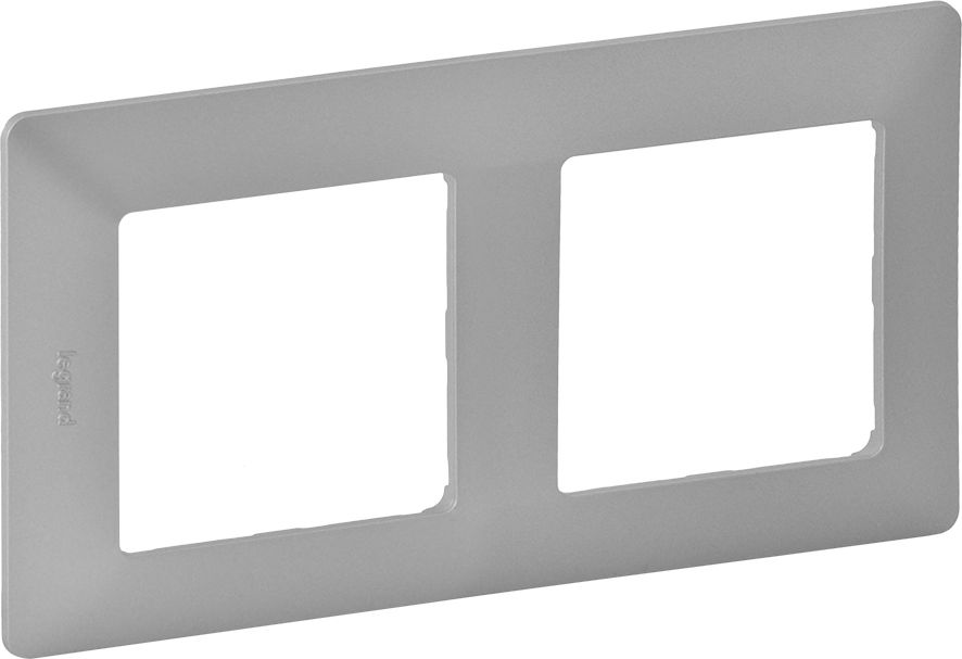 Legrand Ramka podwójna Valena Life aluminium (754132)