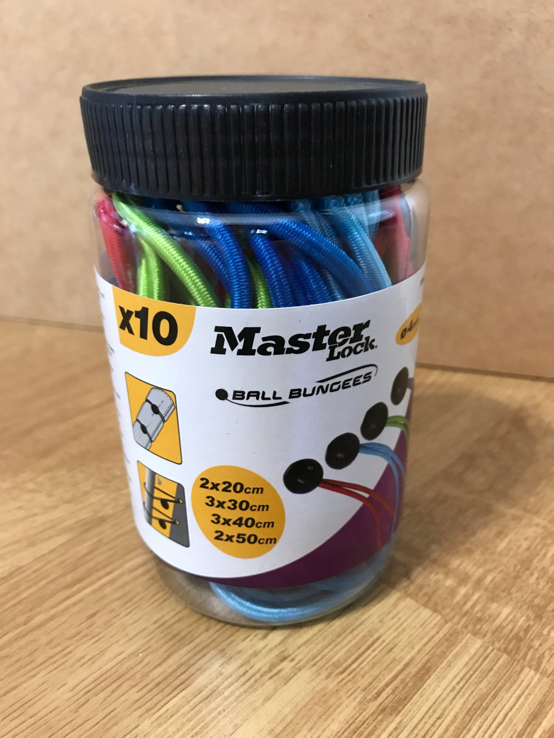 MasterLock Master Lock Gummispannseil 10-PK Kugelsicherung 3258EURDA