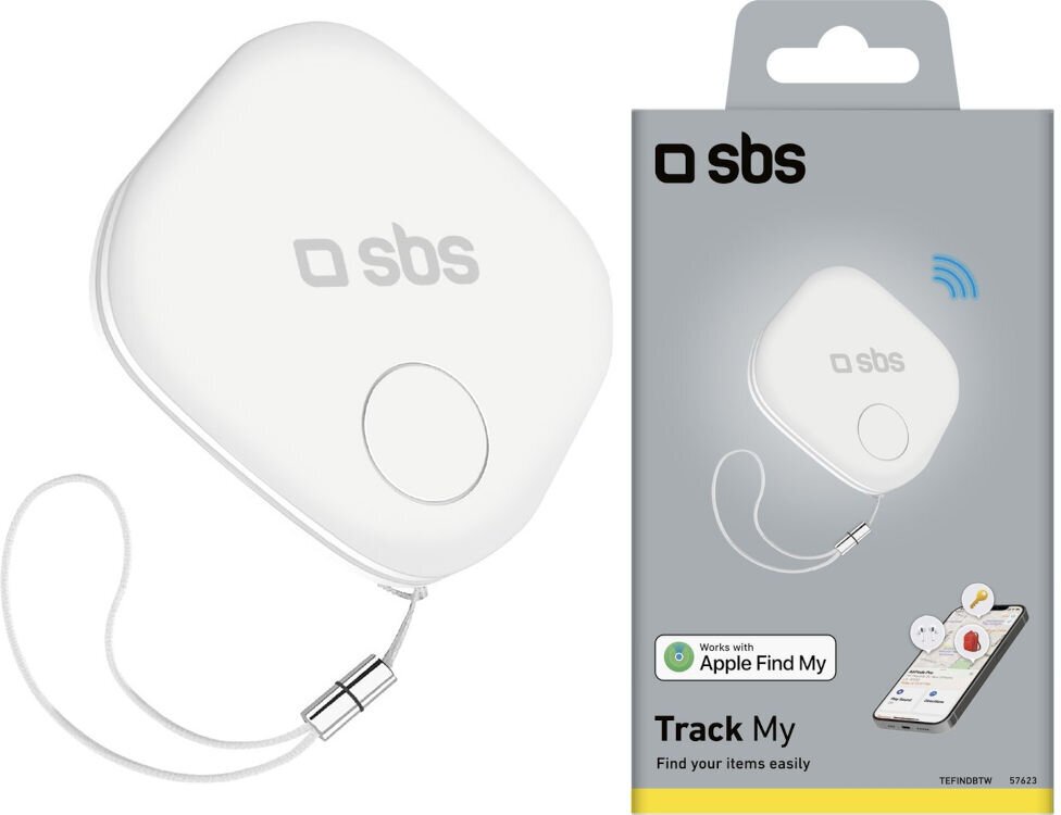 SBS Mobile Track My Universal Finder White CR2032 12 g 90 mm