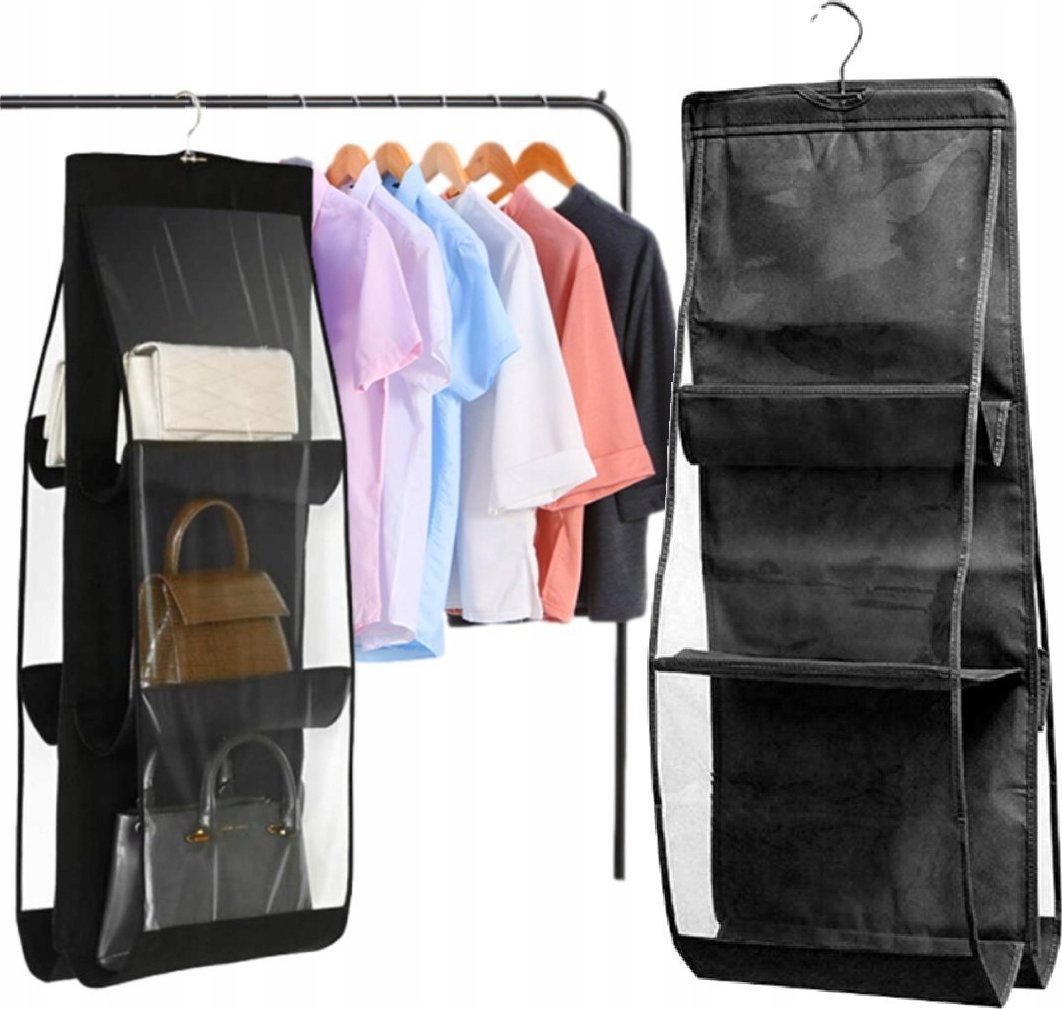 PrzydaSie Organizer Na Torebki Wiszący Do Szafy Garderoby