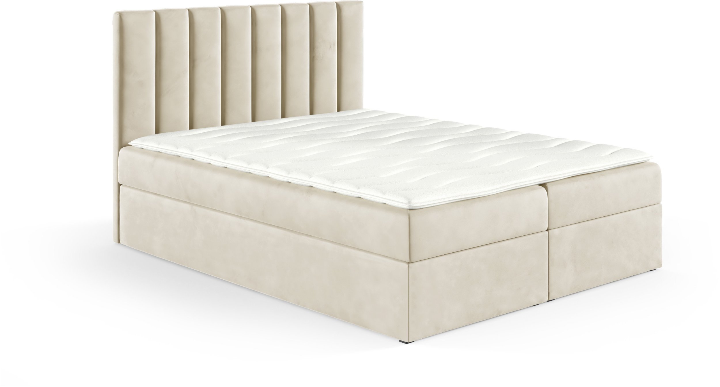 Łóżko kontynentalne Nina Box 120x200 bez nóg riviera 21