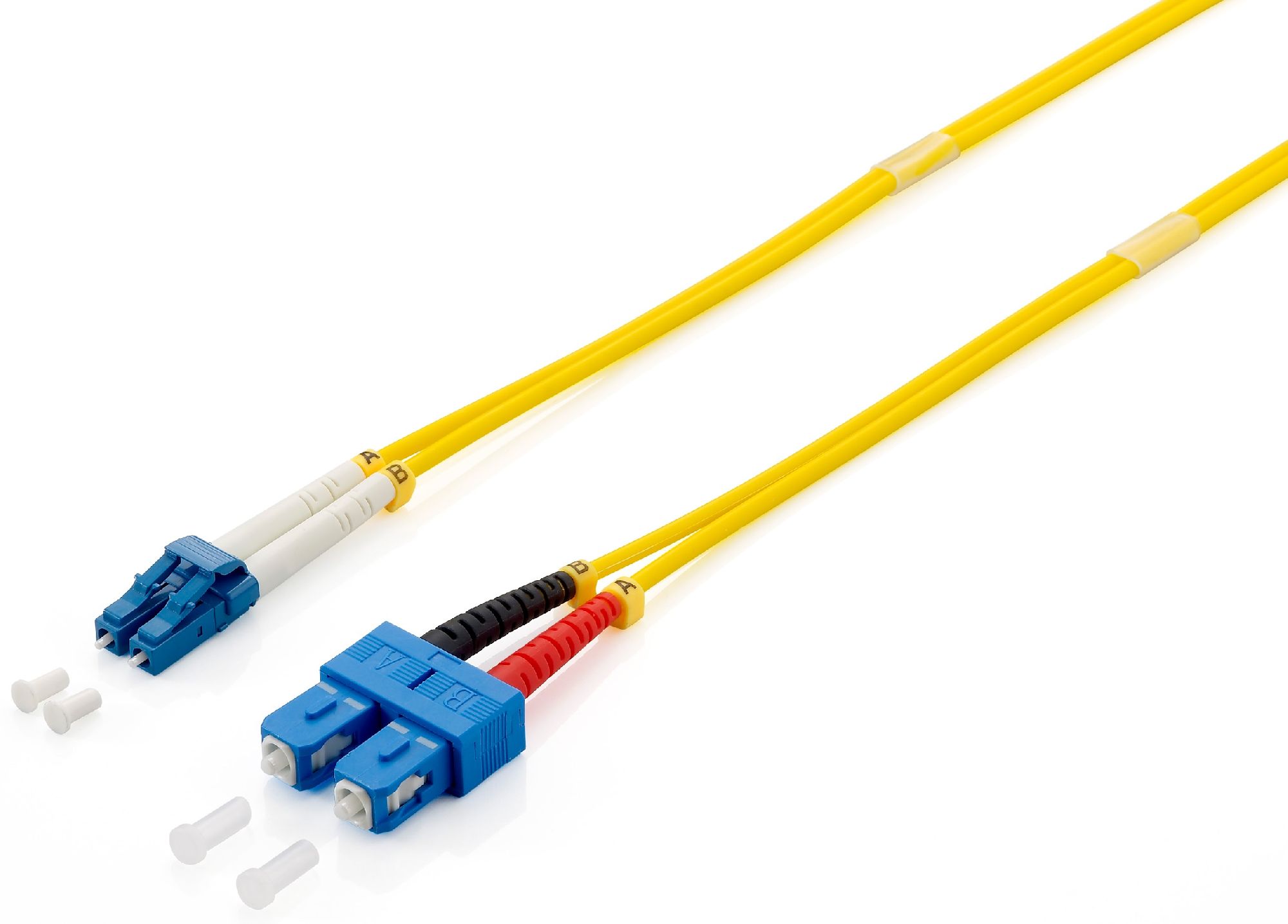 Equip Patchcord światłowodowy LC - SC Singlemode Duplex OS2, 1m (254331)