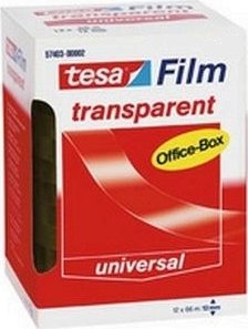Tesa tesafilm Office Box 8 Rollen 66m 19mm transparent