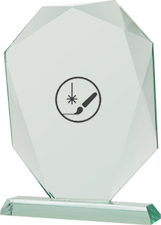 Victoria Sport Trofeum szklane grawerowane z etui + wypełnienie farbą