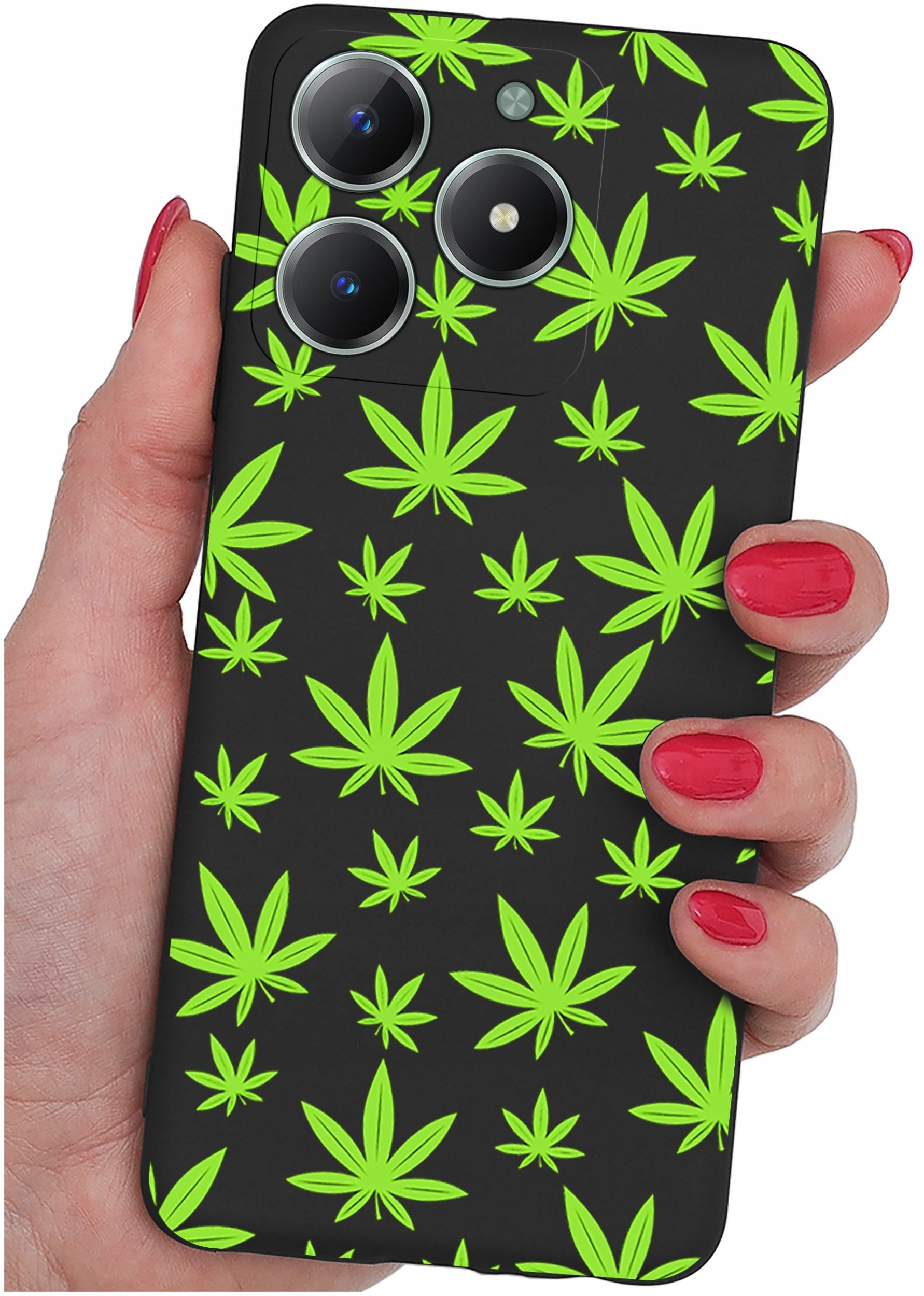 Etui do Realme C61 | C63 WZORY |SILIKONOWE MATT CASE + SZKŁO 9H