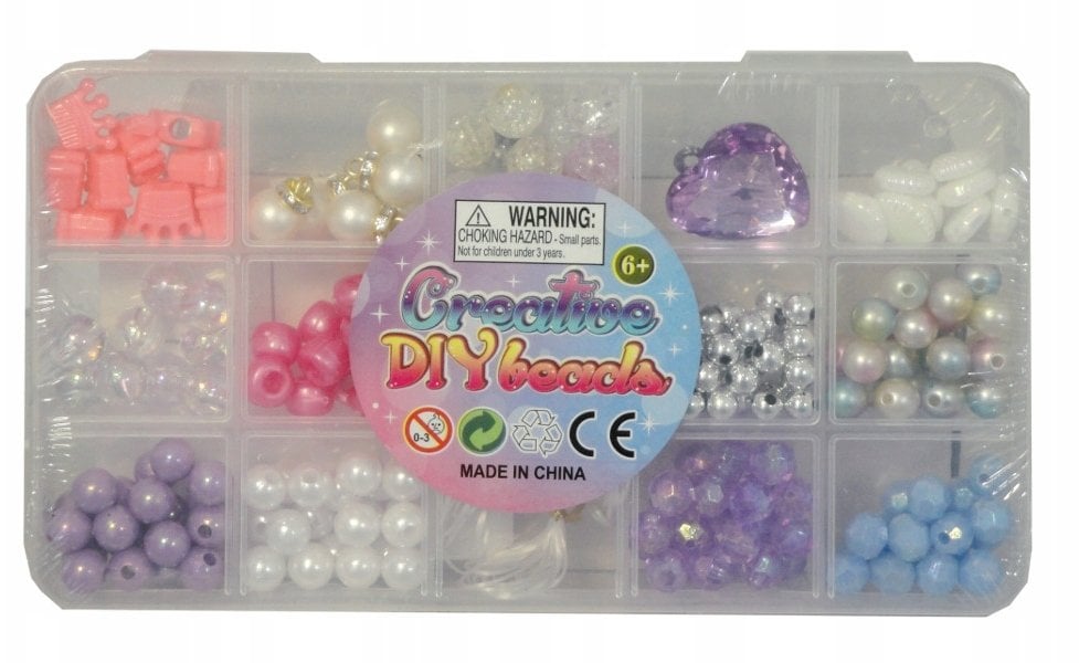 Koraliki w etui z przegródkami