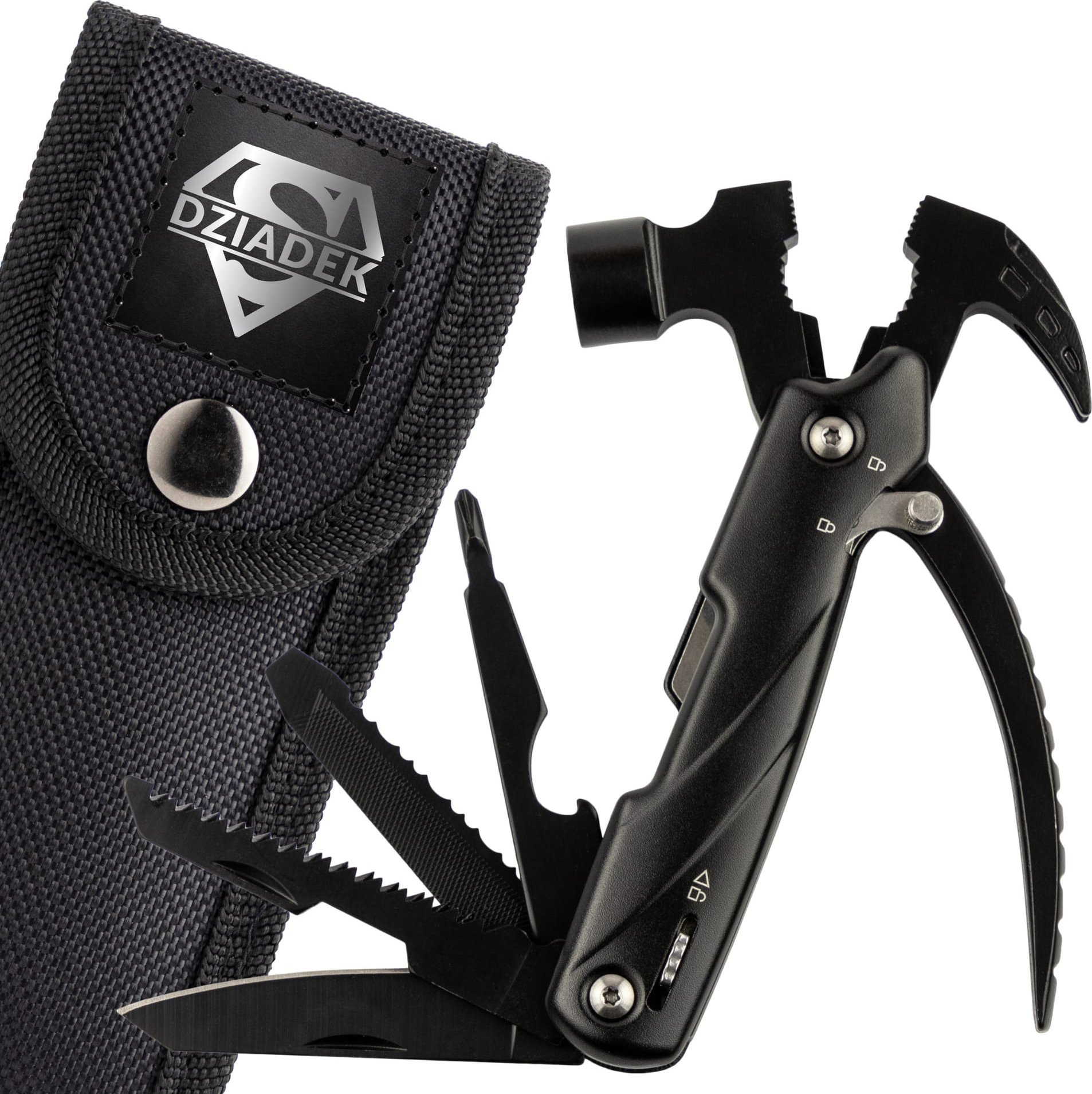 Multitool - Narzędzie wielofunkcyjne dla Dziadka - młotek obcęgi nóż i inne