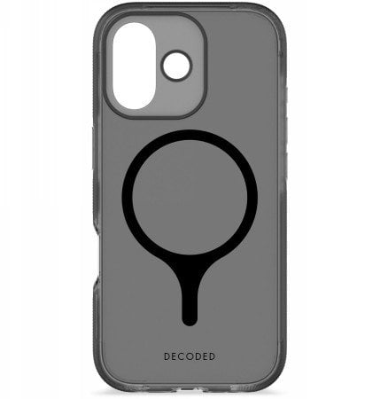 Decoded DropTec Transparent Backcover - obudowa ochronna do iPhone 17 kompatybilna z MagSafe (frosted black)