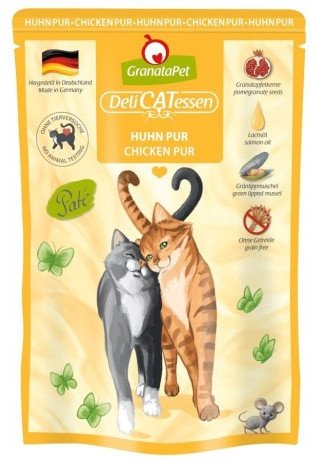 GranataPet DeliCatessen kurczak karma mokra dla kota 85g