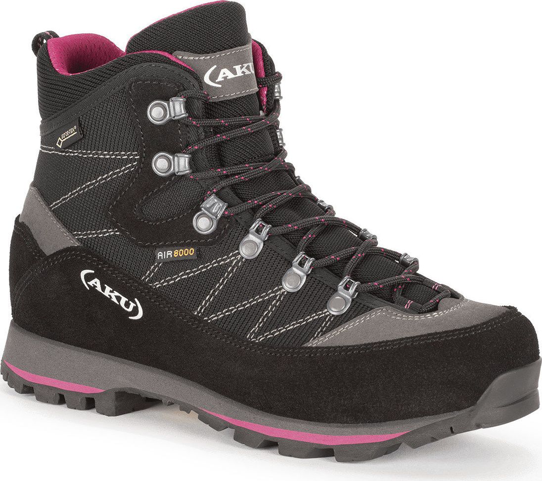 Buty trekkingowe damskie Aku czarne różowe r. 37.5