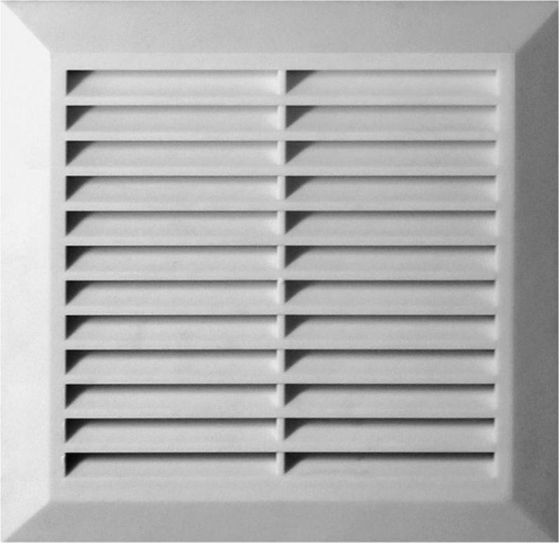 AWENTA Kratka wentylacyjna biała z siatką 137 x 137mm (T40)