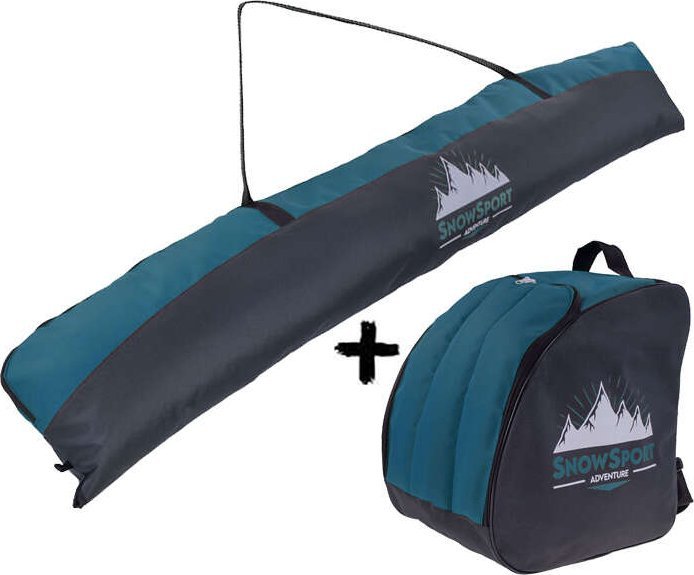 Snowsport Zestaw Pokrowiec na narty Ski Bag Marine 6in1 170cm + Pokrowiec na buty narciarskie Snowsport BootBag Marine