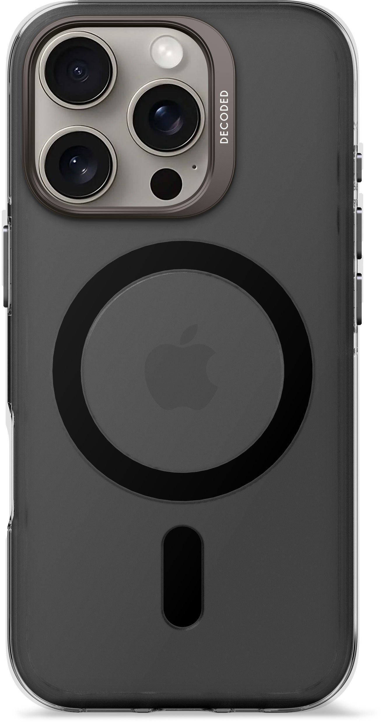 Decoded Plastic Backc. iPhone 16 Pro Transparent Black