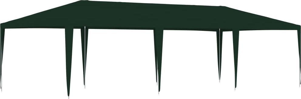 vidaXL Namiot imprezowy, 4x9 m, zielony, 90 g/m