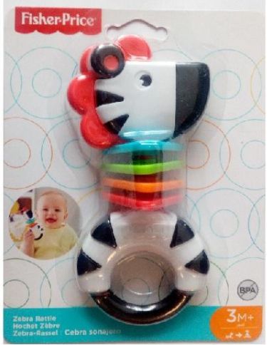 Fisher Price Fisher Price Aktywizujące zwierzątka Zebra (FGJ56)